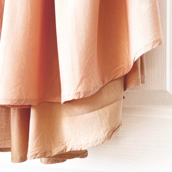 ROMEO+JULIET COUTURE Cutaway Swing Peach Dress - Picture 13 of 14